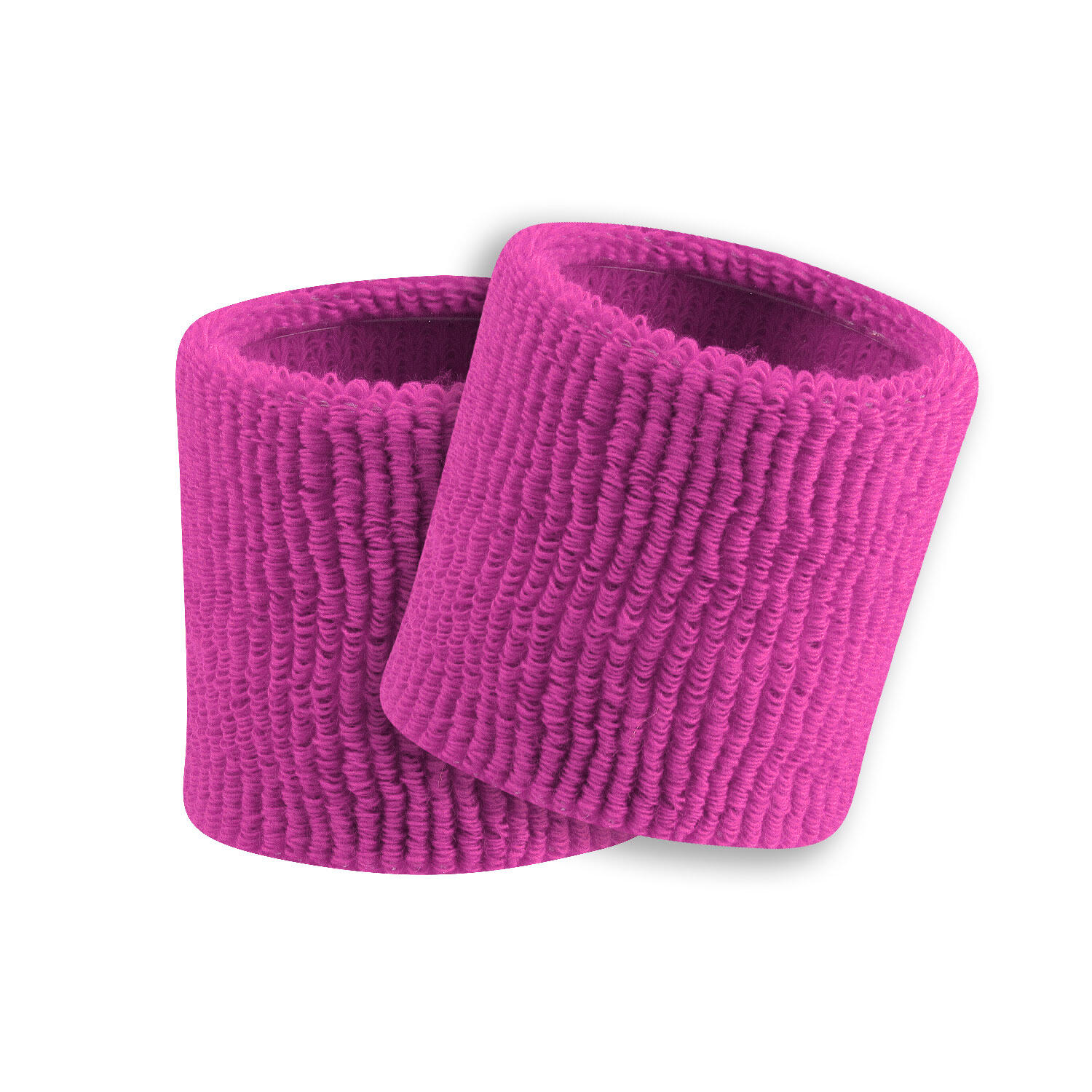 Pair of sponge wristbands for adults 8 cm