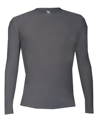 Chemise à manches longues Pro Compression Adults Men Round Neck Undershirt