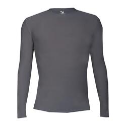 Chemise à manches longues Pro Compression Adults Men Round Neck Undershirt