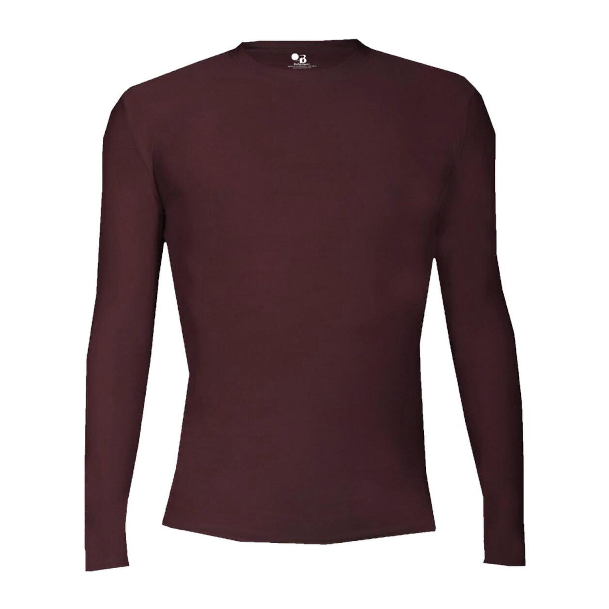 BADGER SPORT Shirt Met Lange Mouwen Pro Compression Volwassenen Heren Ronde Hals Ondershirt