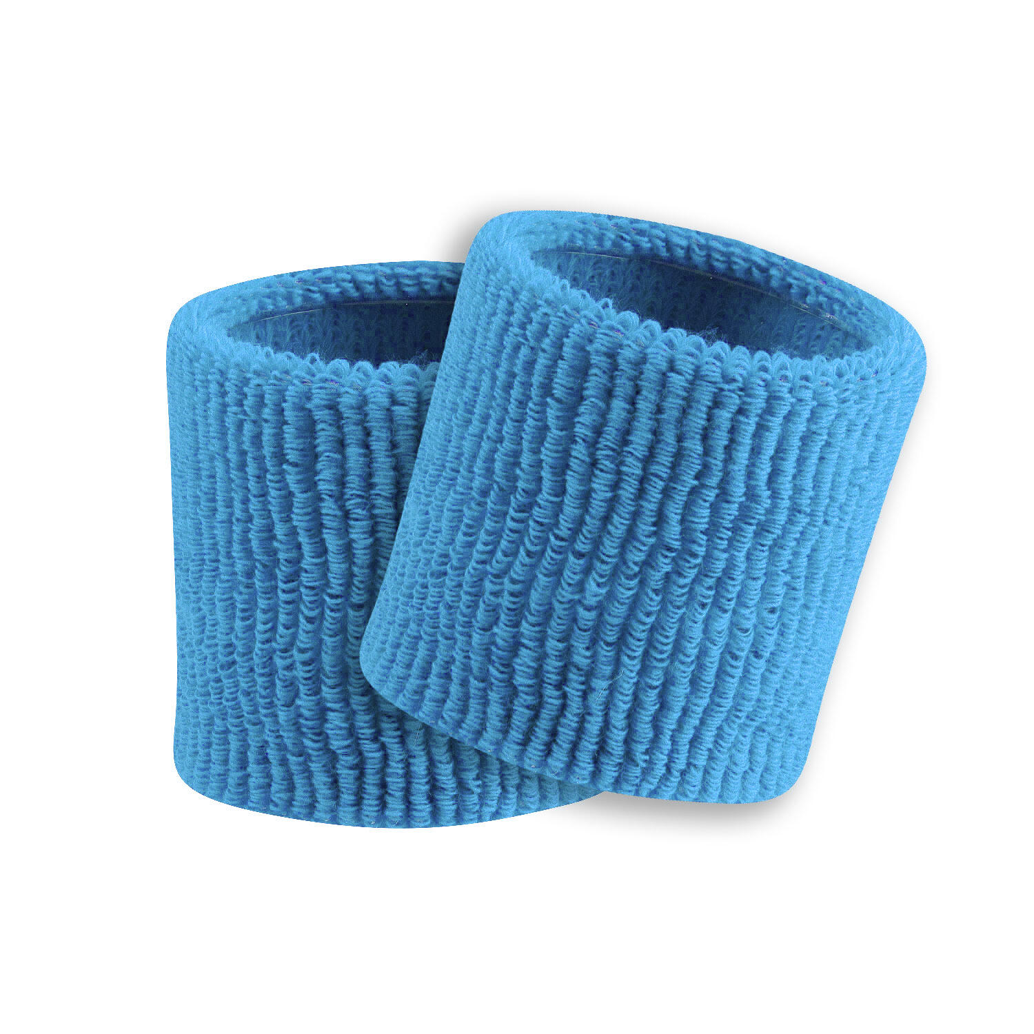 Pair of sponge wristbands for adults 8 cm