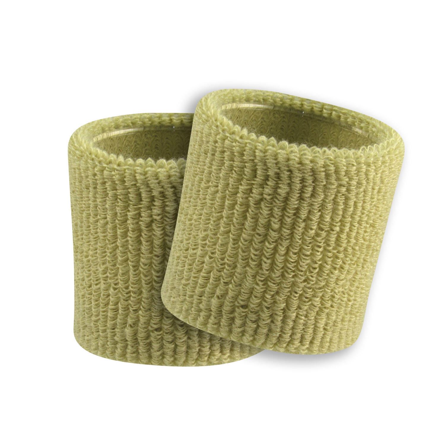 Pair of sponge wristbands for adults 8 cm