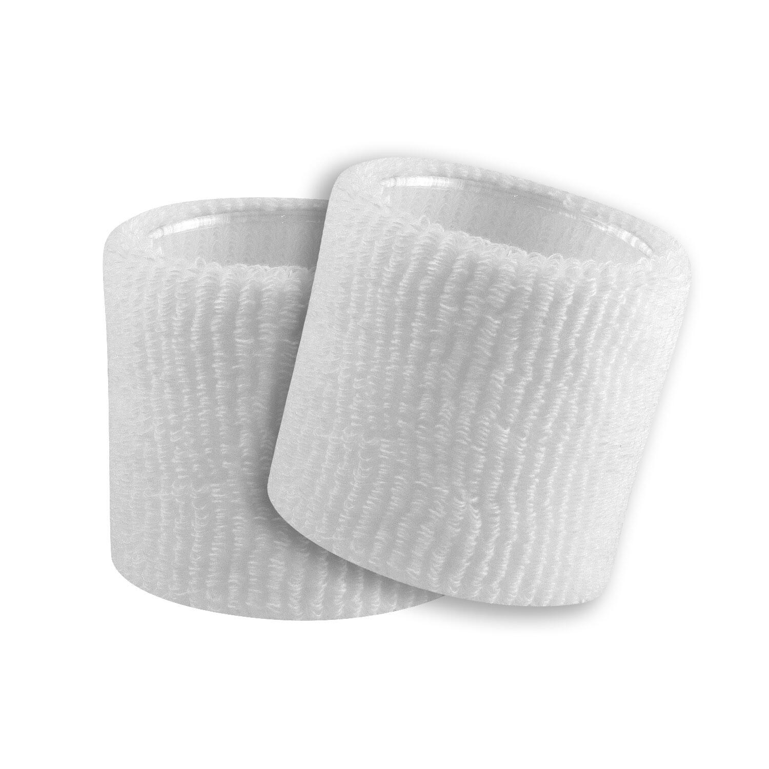 Pair of sponge wristbands for adults 8 cm