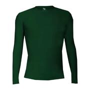 Camicia a maniche lunghe Pro Compression Adulti Uomo Collo rotondo Undershirt