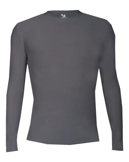 Koszulka z długim rękawem Pro Compression Adults Men Round Neck Undershirt