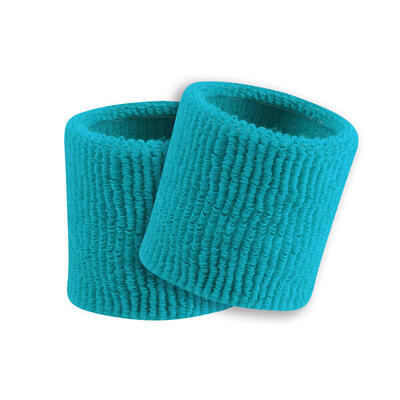 Polsbanden badstof volwassenen 8 cm paar