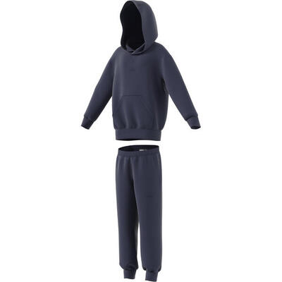 Tuta da ginnastica in pile con cappuccio per bambini adidas