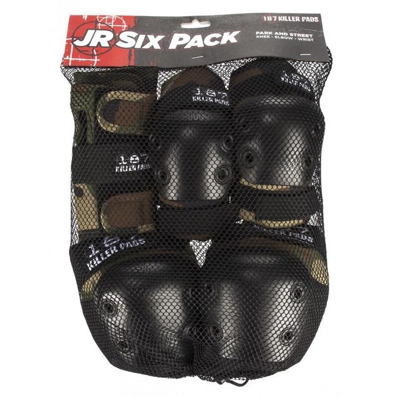 187 Killer Pads - Lizzie Armanto Six Pack - Adult Knee, Elbow & Wrist  Safety Gear set