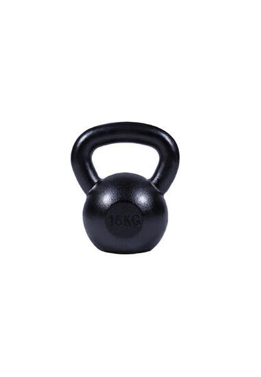 Kettlebell - 2 bis 32 kg Gewichte, Silber oder Schwarz - Kugelhantel