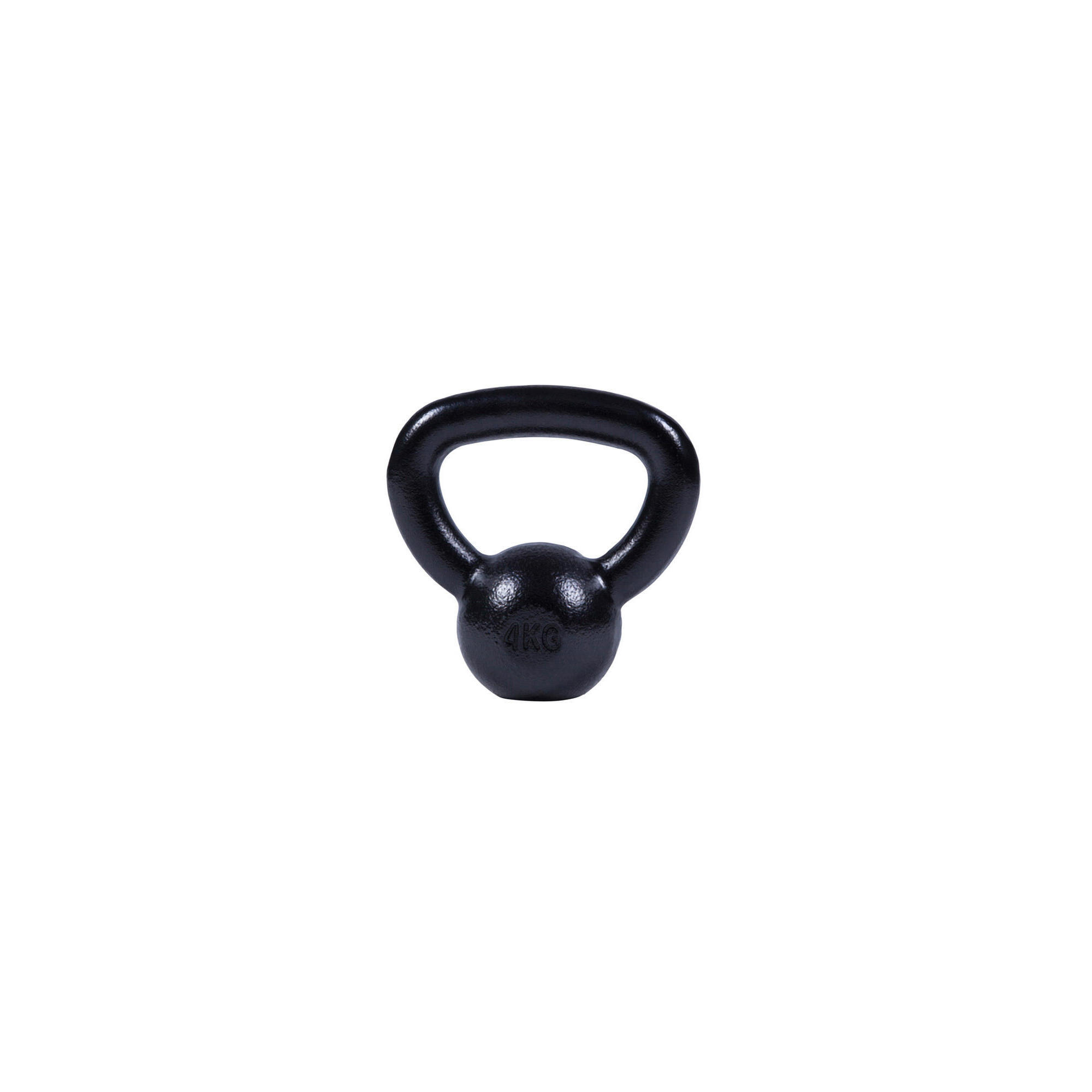 Gorilla Sports - Kettlebell En Fonte Noire | Musculation | Poids Au Choix - Kettlebell - Gris|noir - 4 Kg - Decathlon