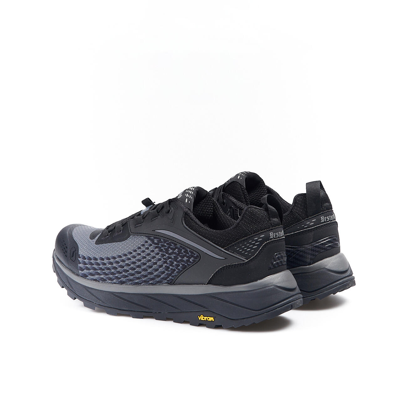 Calçado de trekking para homens impermeabilizados Bestard Speedwave preto 3/4