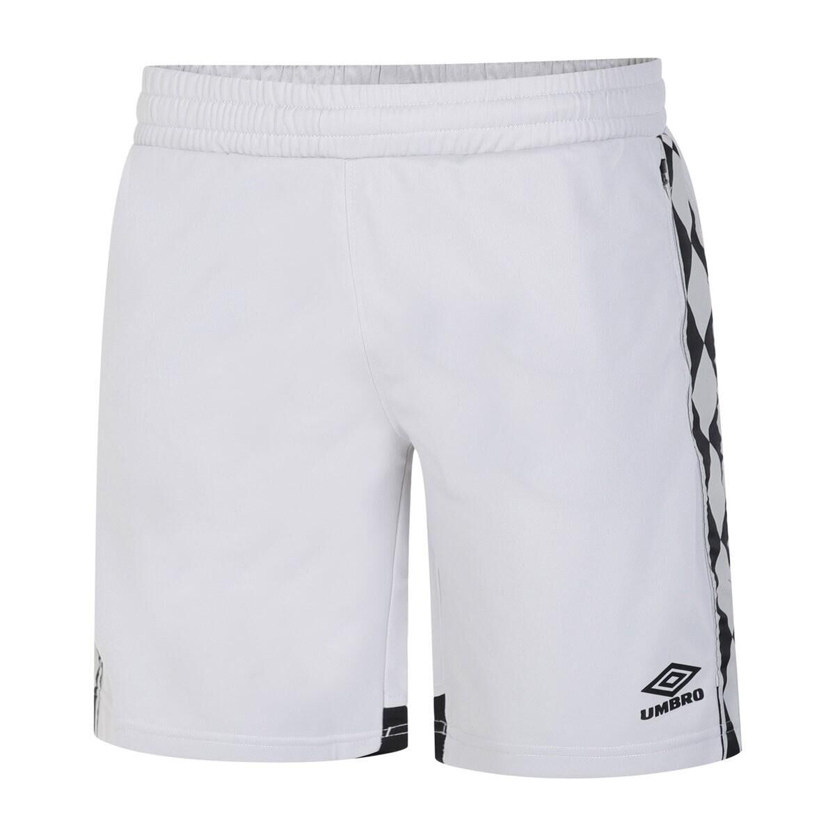 UMBRO Mens Diamond Tricot Taped Shorts (Lunar Rock/Black)