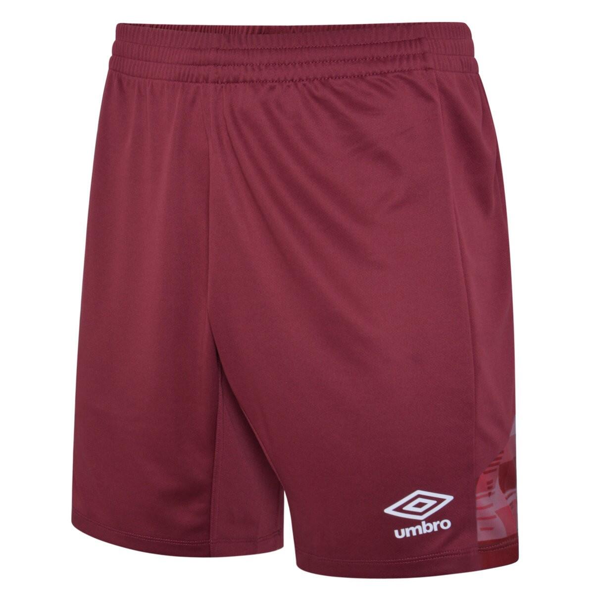 UMBRO Mens Vier Shorts (New Claret)