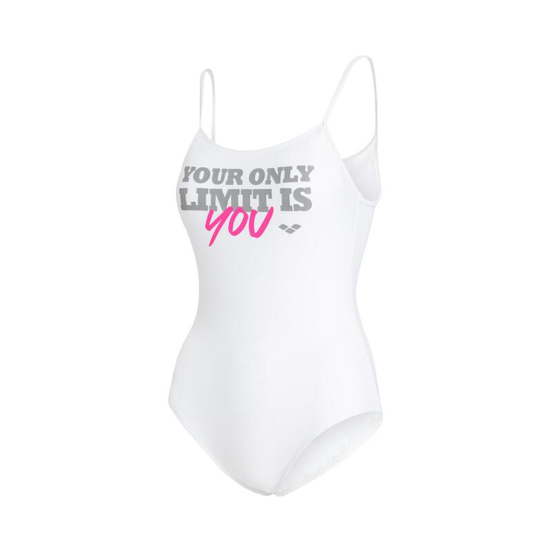 Siobhán LIMITLESS LADIES SWIMWEAR U BACK ONE PIECE - WHITE