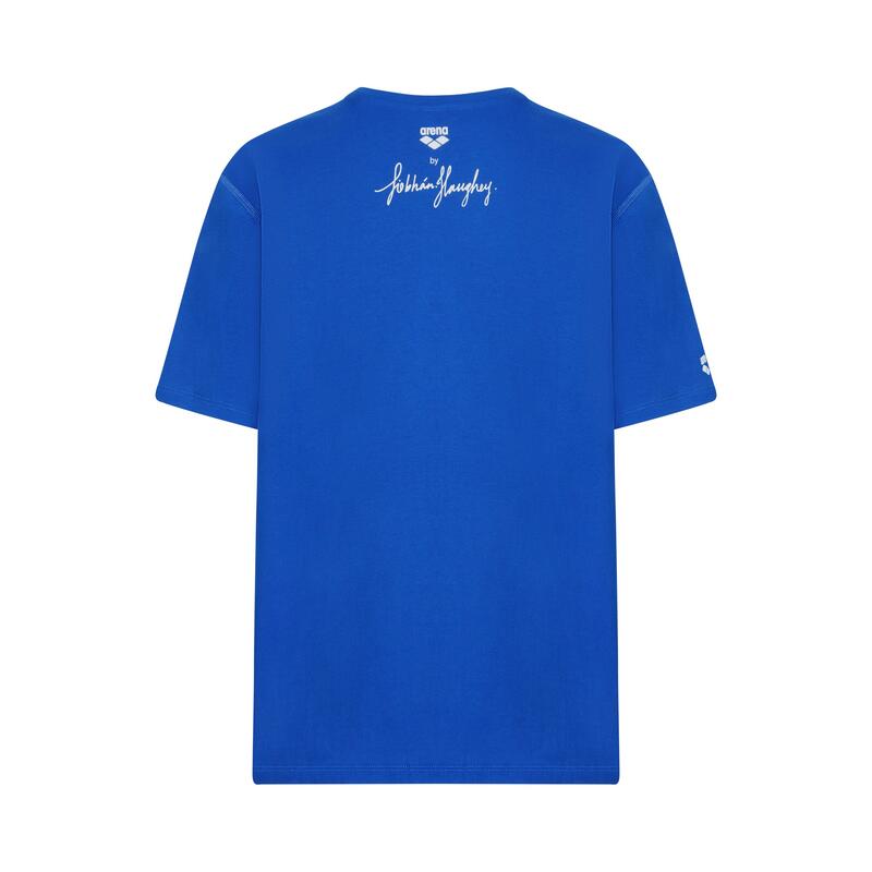 Siobhán LIMITLESS UNISEX COTTON TEE - BLUE