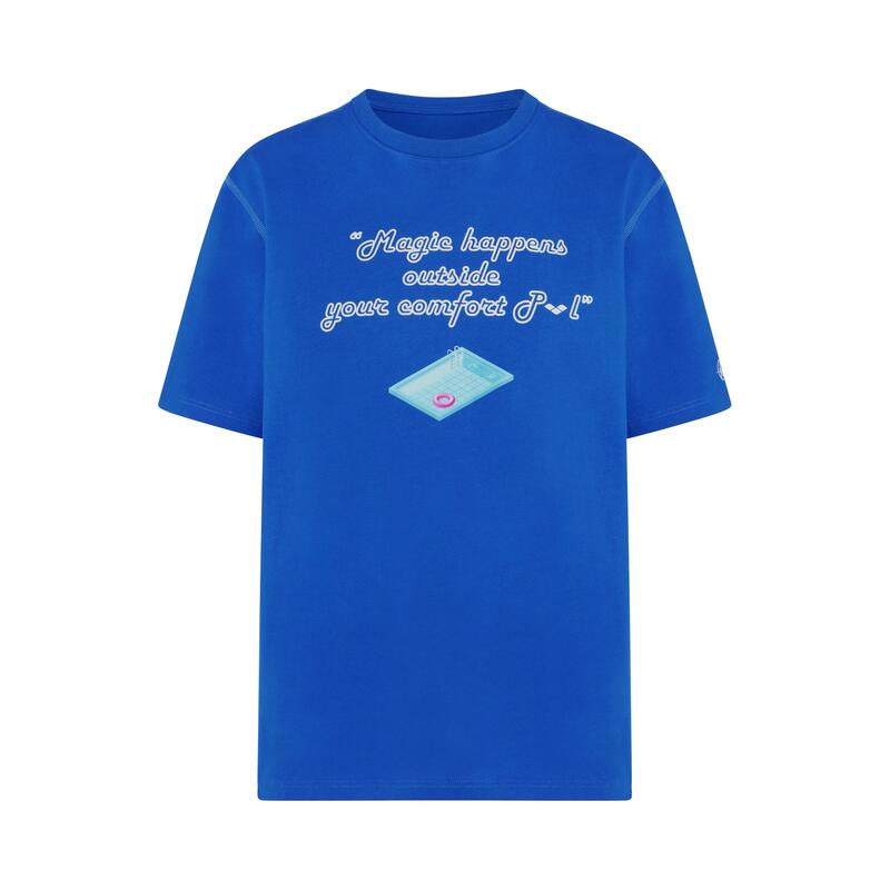 何詩蓓系列  LIMITLESS 短袖T恤 - 藍色