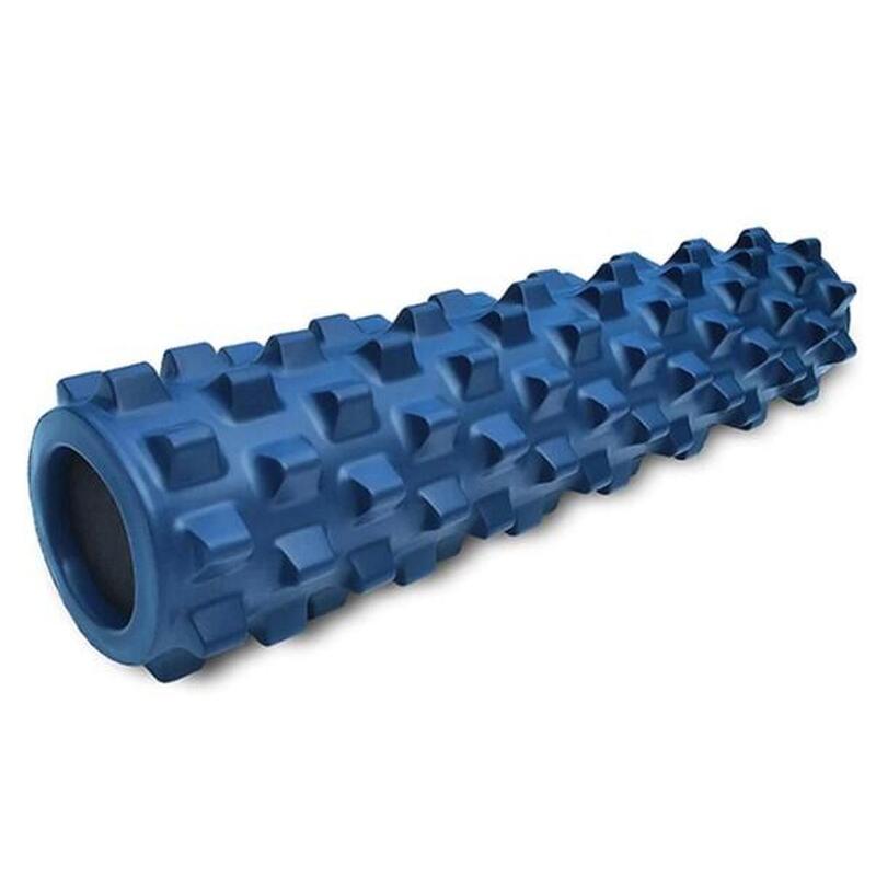 22" Mid Size Original Textured Foam Roller (Blue) Decathlon