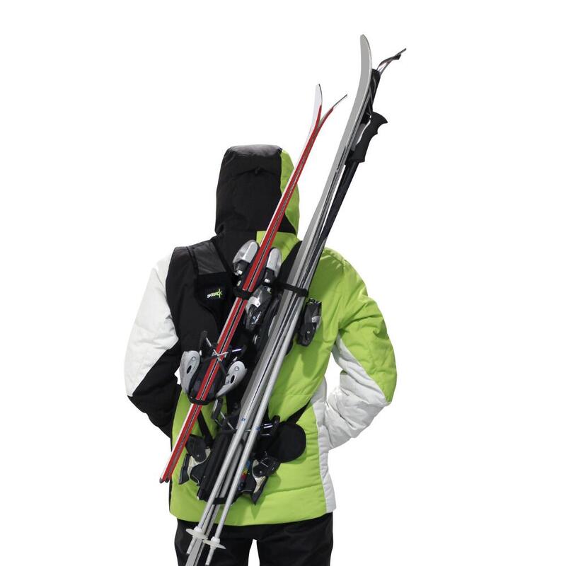 Sistema de transporte de esquís - Adulto - SKIBACK