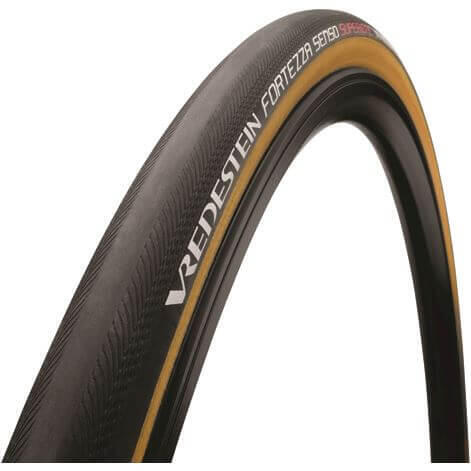 Racefiets Buitenband Fortezza Senso Superiore 700 X 25C Zwart/Tran