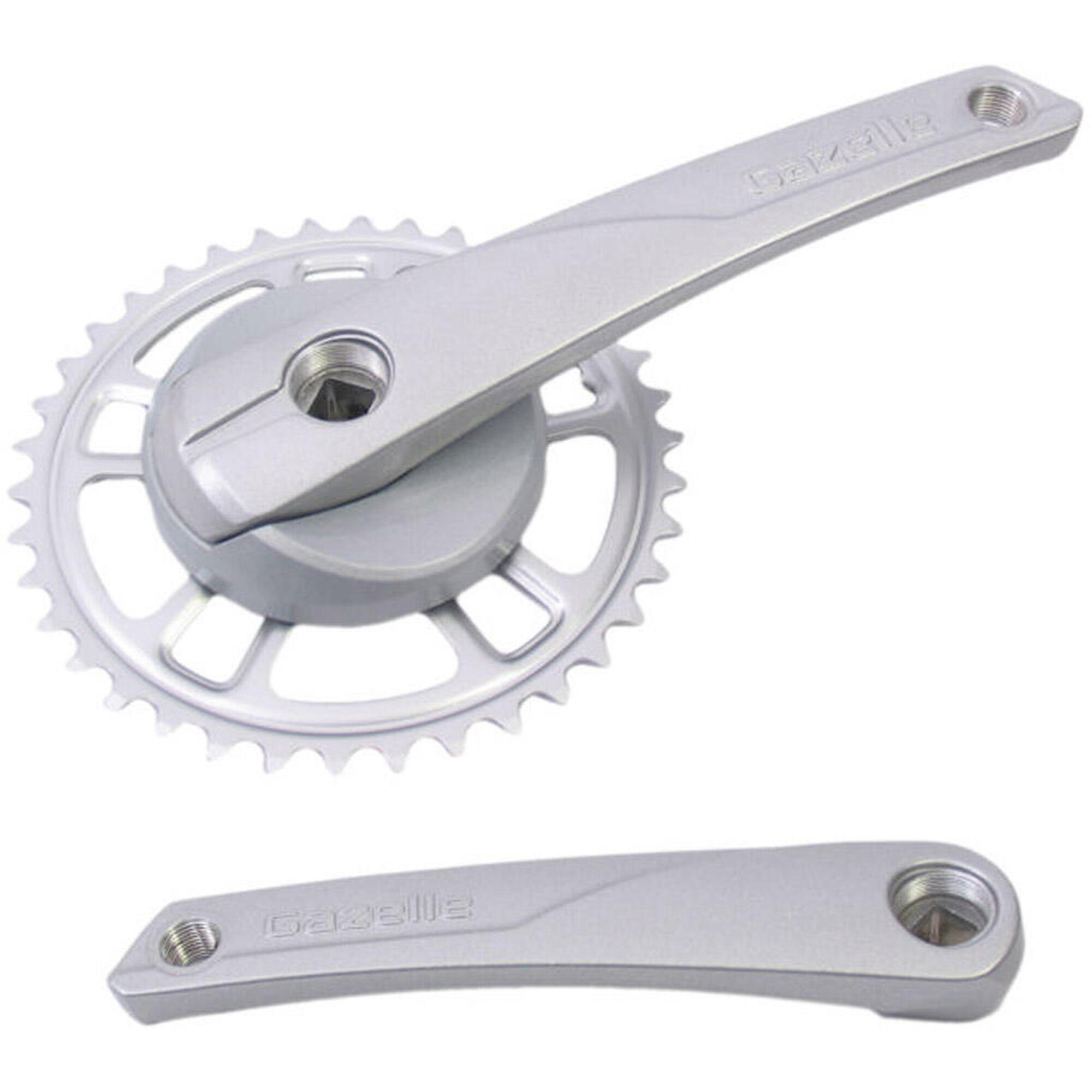 GAZELLE Pédalier Strixvaria 38 Dents - Argent