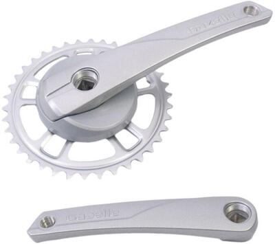 Crankstel strixvaria 38 tands - zilver