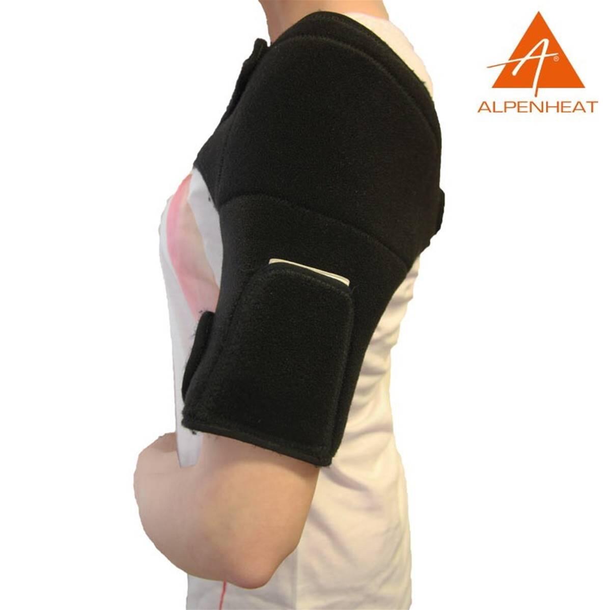 Alpenheat - Bandage Musculaire Chauffant Multi-usages Alpenheat - Epaulière De Maintien - Noir - Taille Unique - Decathlon
