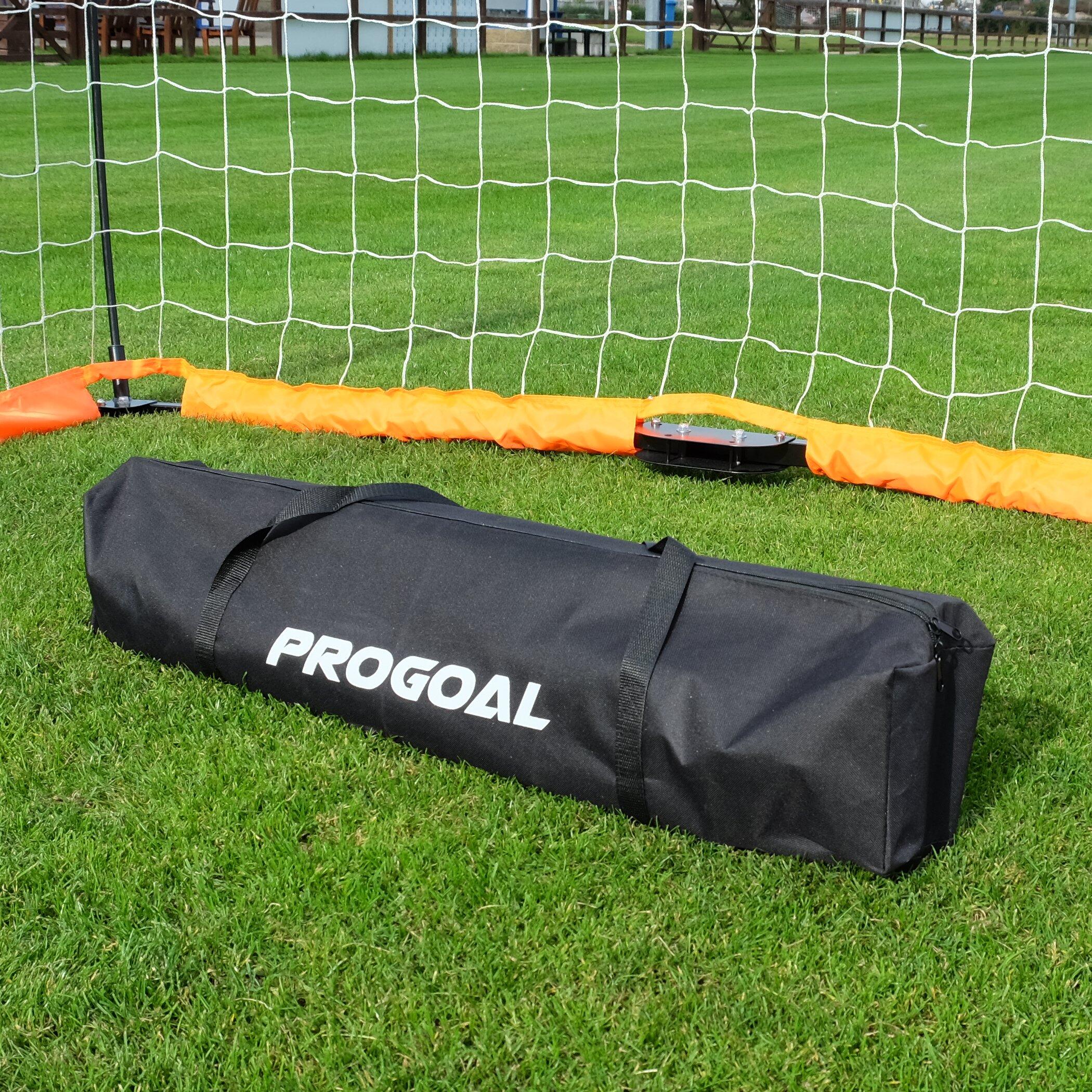 8ft x 6ft PROGOAL Portable Football Goal with Carry Bag 4/5