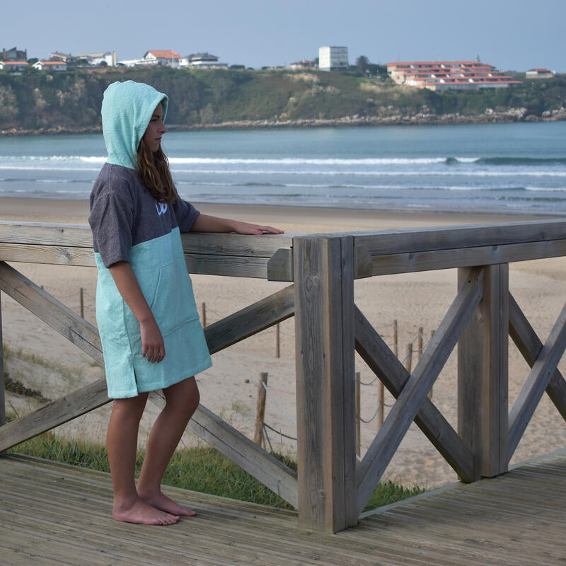 poncho surf de toalla para chica colores shop online