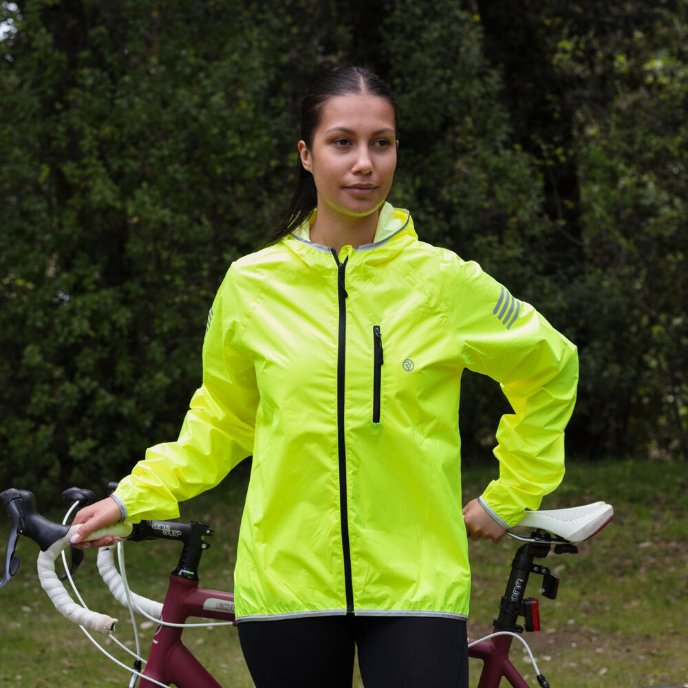 Proviz Reflective Lightweight Unisex Waterproof Hooded Cycling Jacket 3/7