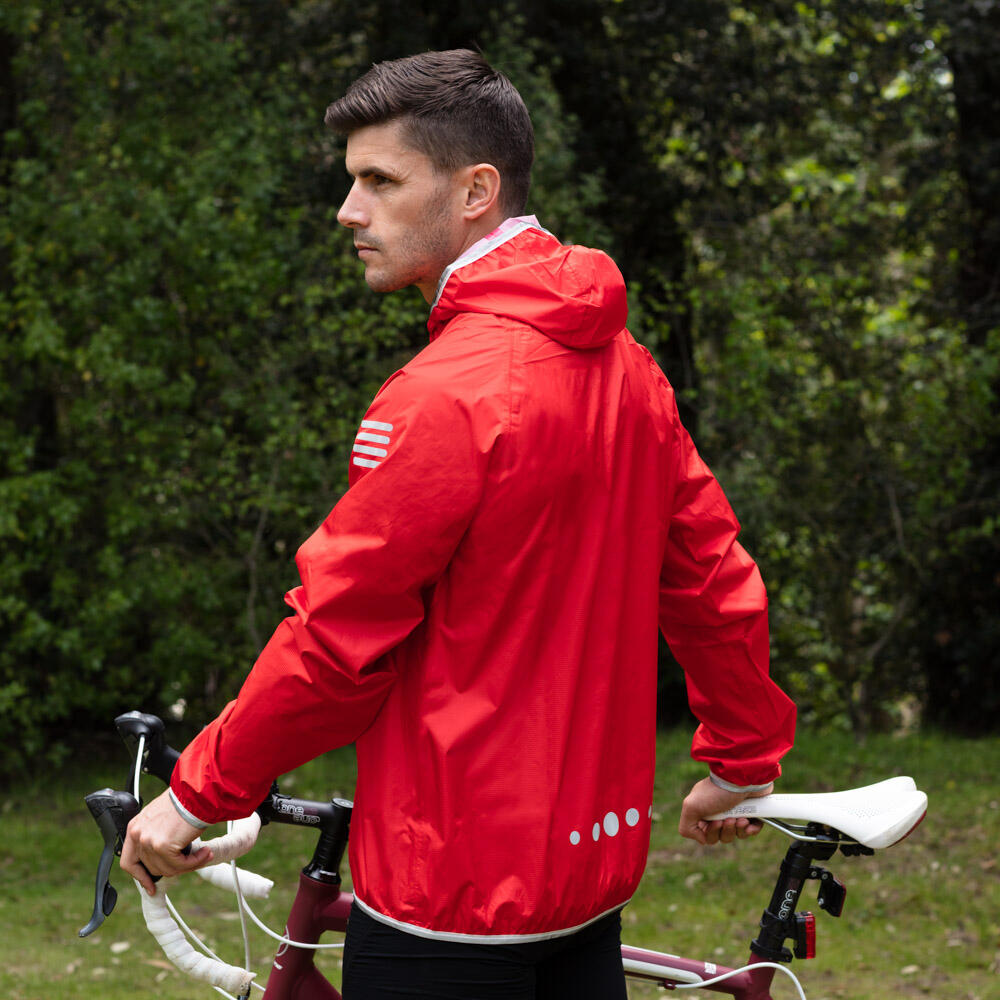 Proviz Reflective Lightweight Unisex Waterproof Hooded Cycling Jacket 4/7
