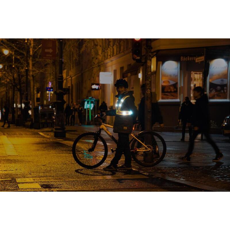 Bicicleta colete luz liderada criança - Adulto - JUNIOR