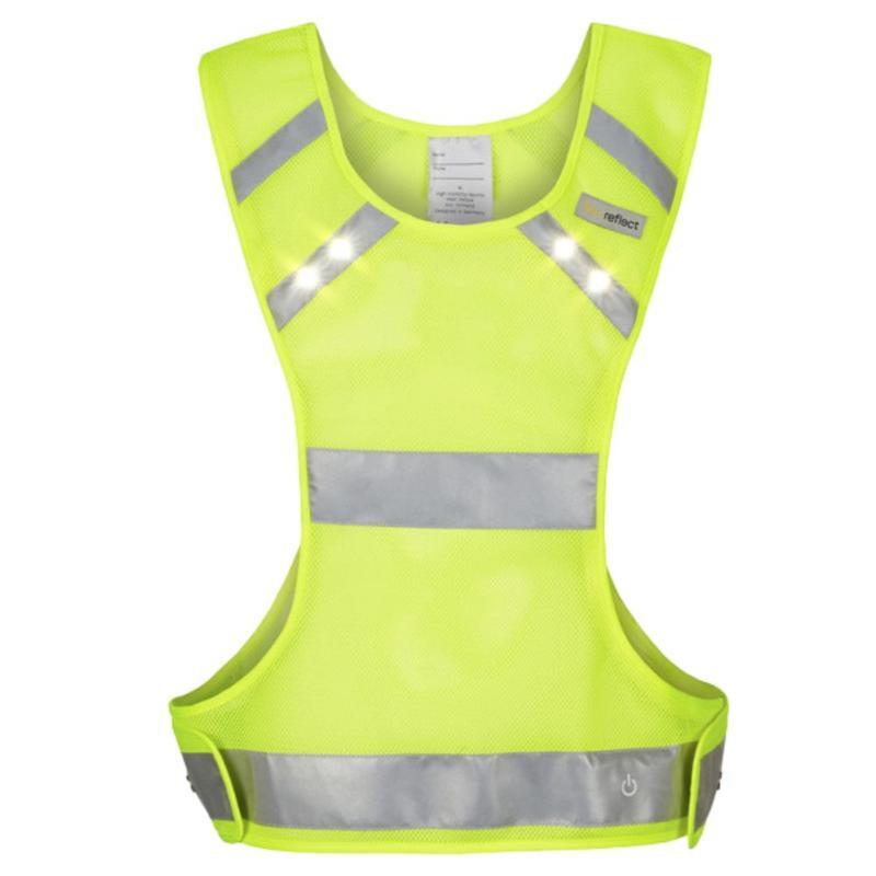 Vélo Gilet fluo lumineux - Adulte - PROACTIV