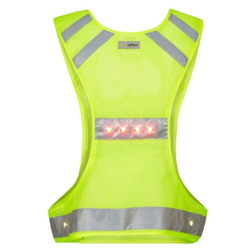 Gilet da bicicletta con luce a led - Adulto - PROACTIV