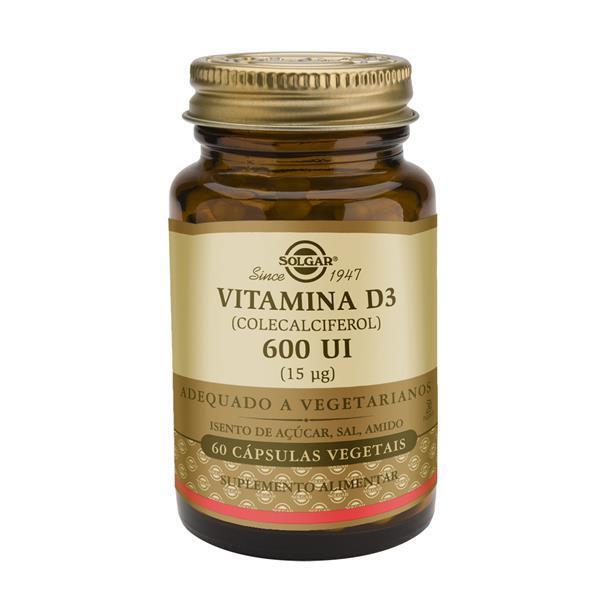 Vitamina D3 600UI (15 mcg) Solgar