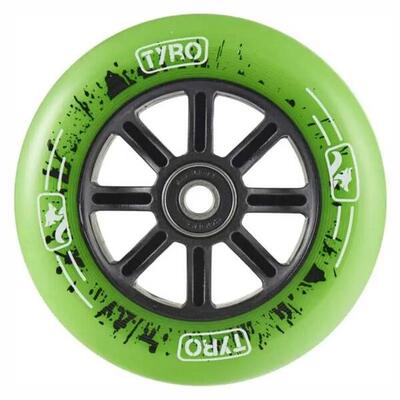 Longway tyro nylon kern stuntstep wiel - 110mm - groen