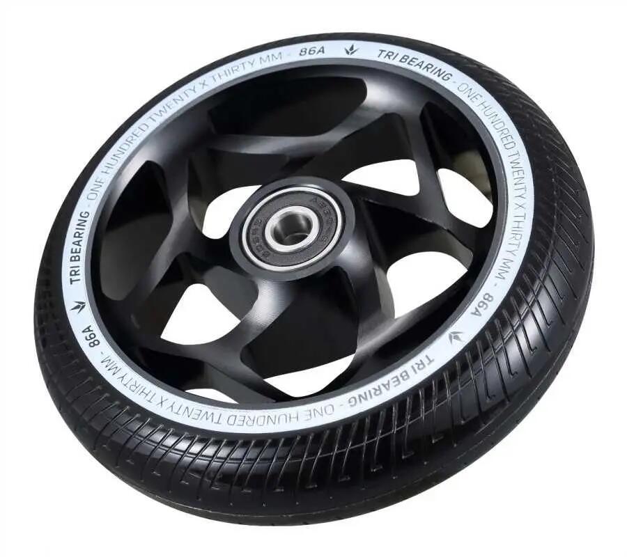 Roues Trottinette - Tri Bearing - 120 mm x 30 mm - Noir - Blunt Scooters 2/2