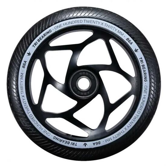 Roues Trottinette - Tri Bearing - 120 mm x 30 mm - Noir - Blunt Scooters