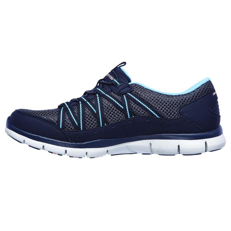 Zapatillas Caminar Unisex Skechers My Business 104061 Azul Marino