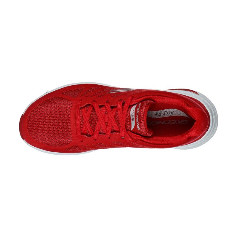 Zapatillas Caminar Mujer Skechers Arch Fit Cool Oasis Rojo