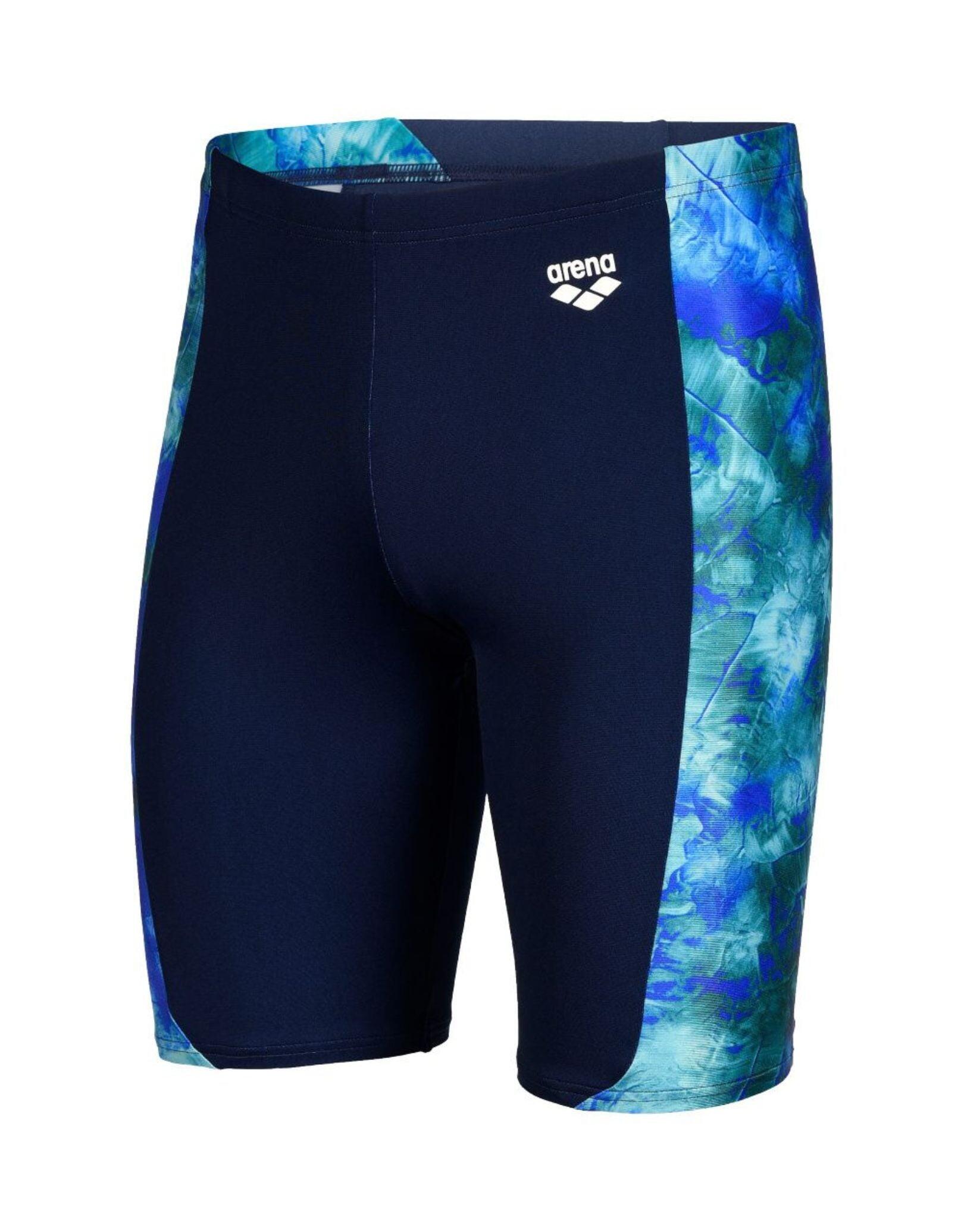 Arena Men's Allover Jammer - Navy/ Blue Multi 4/5