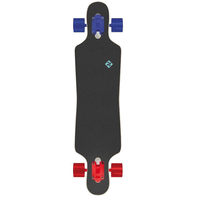 Longboard Street Surfing Curve Drop Through Freeride 39" Higher Faster