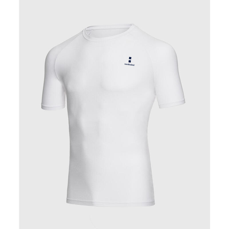 Organische Tennis/Padel T-shirt Heren Wit