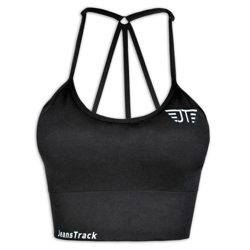 Top deportivo JeansTrack Black Mujer