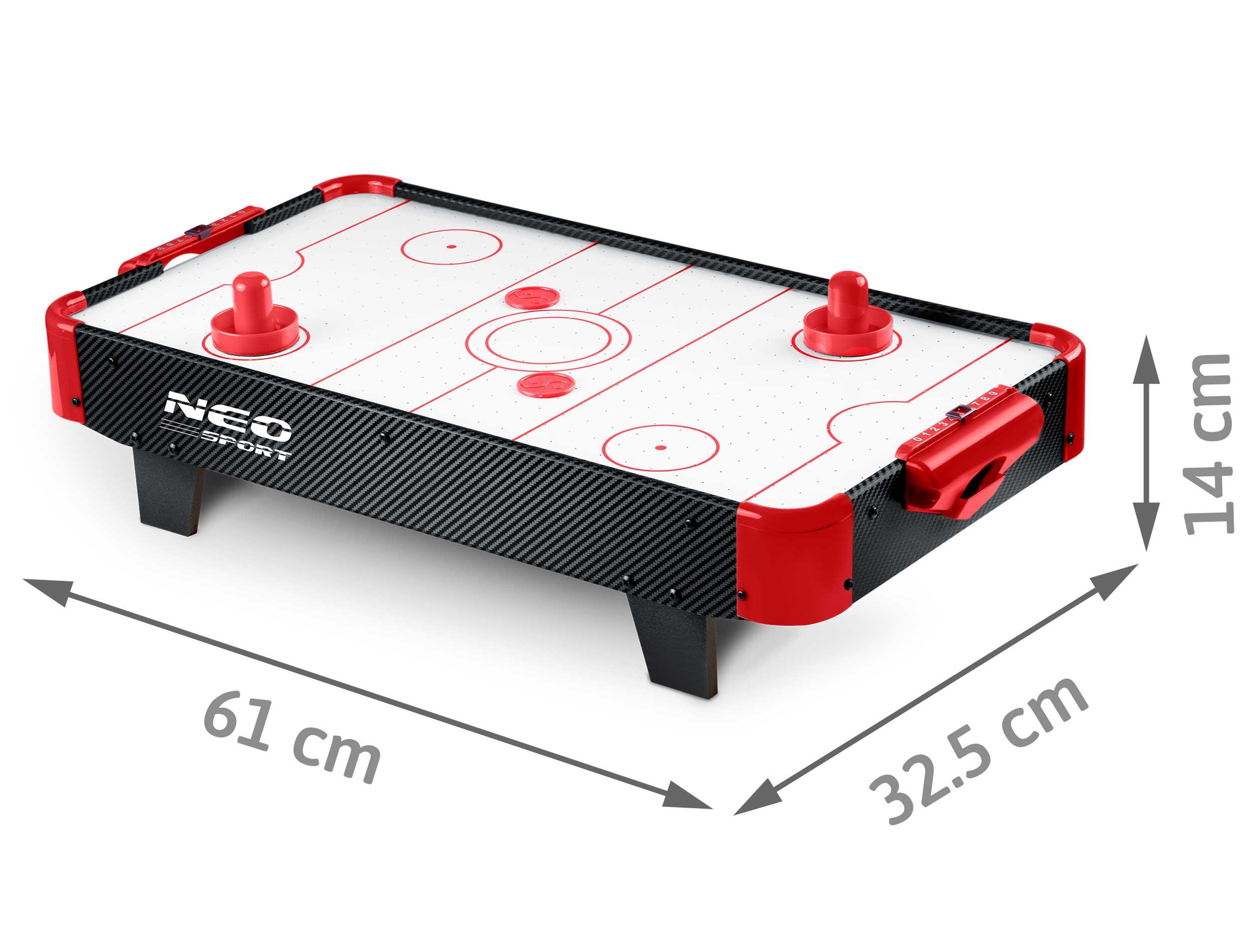 Kinder Airhockey-Tisch - Neo-Sport Ns-423 rot 5/5
