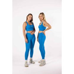 Brassière Sport Femme Dos croisé - Marque - Modèle - Blanc-bleu - Respirant  - Fitness Blanc-bleu - Cdiscount Sport