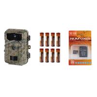 ENSEMBLE TOUT INCLUS PIE1059 + 8 piles AA + 1 carte mémoire 32 GB