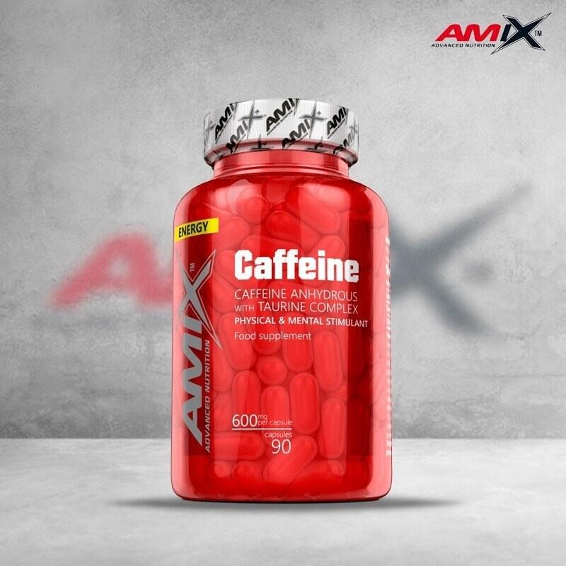 Amix Cafeina 200 Miligramos + Taurina 90 Cápsulas