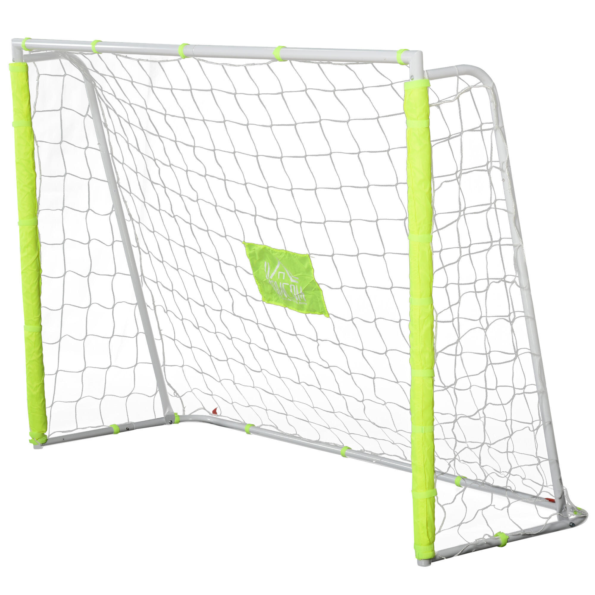 HOMCOM HOMCOM Porta Calcio per Adulti e Bambini con Bersaglio e Pali in Tessuto Oxford