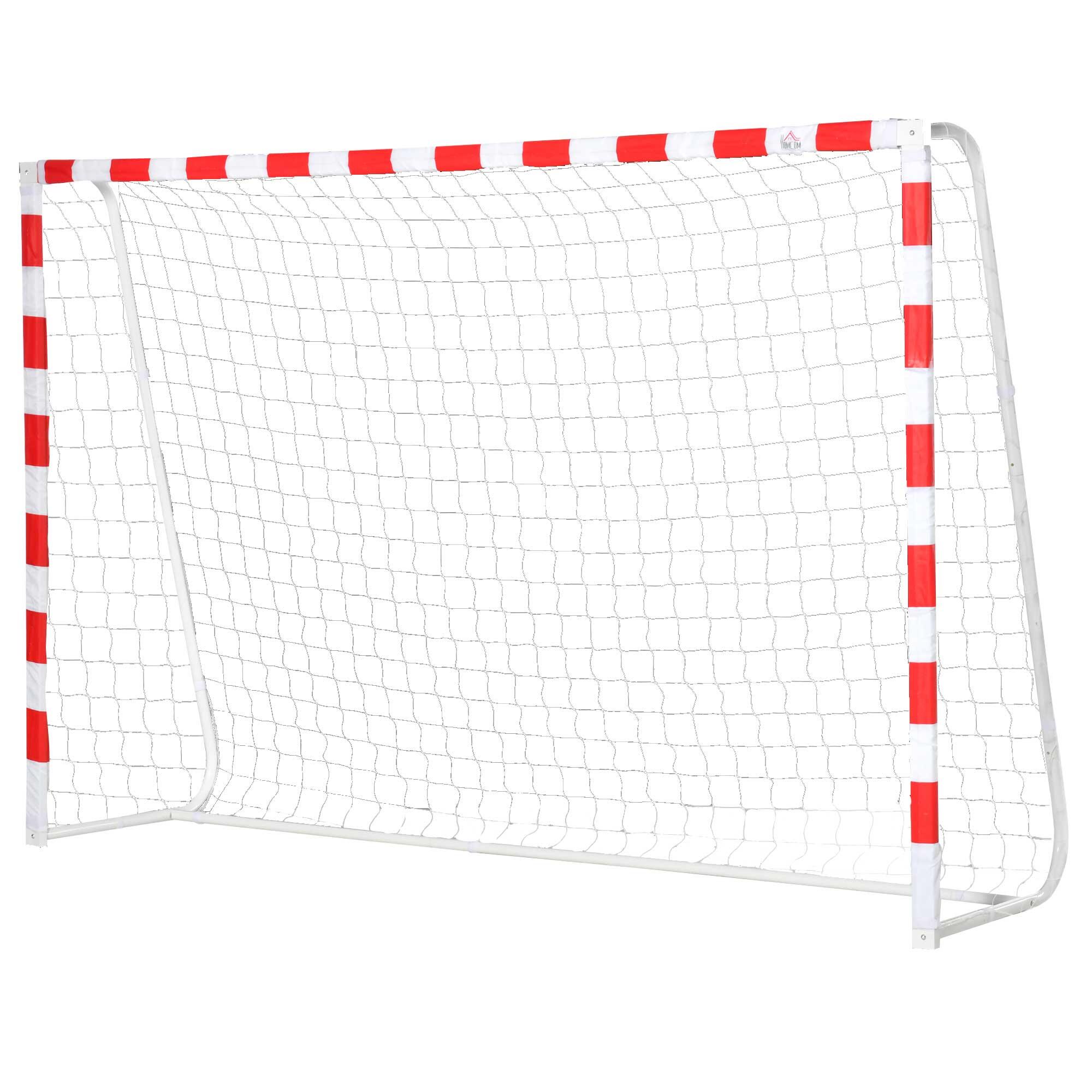 HOMCOM Rete da Calcio Porta da Calcio e Calcetto Adulti e Bambini 302x83x201cm 1/7