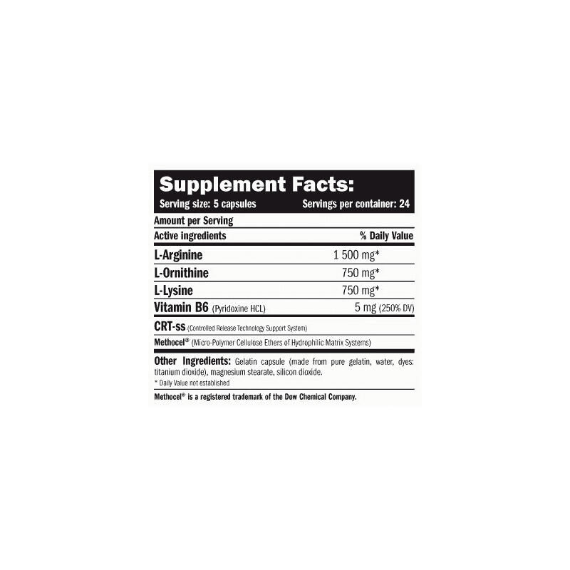 Maximum gh stimulant - 120 capsules de Amix Nutrition 3/6